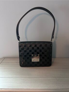 Authentic Louis Vuitton Black Damier Vernis Cabaret Club Shoulder Bag